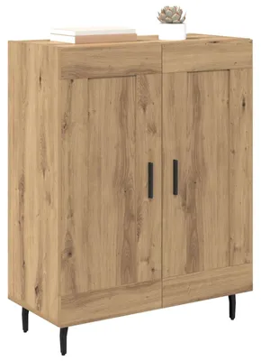 Zdjęcie produktu dla vidaXL Kredens dębowy Artisan 69,5 x 34 x 90 cm drewno kompozytowe i żelazo