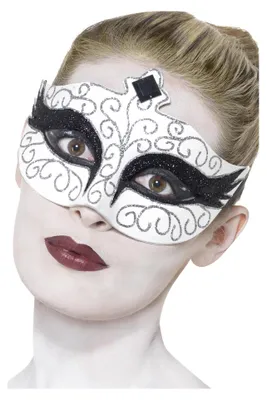 Image de Smiffys - Masque pour les yeux pour femmes SM3679 (taille unique) (blanc)