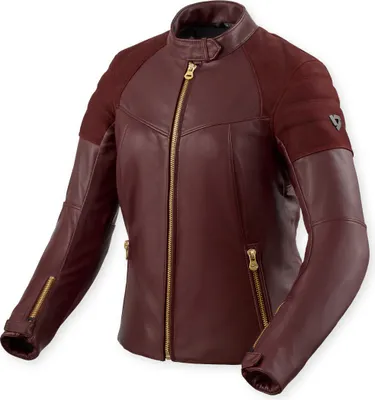 Immagine prodotto di Giacca in pelle da moto da donna Revit London, bordeaux, 36