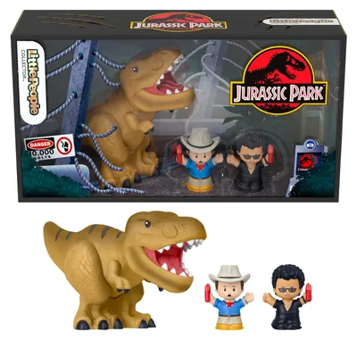 Produktbild von Fisher-Price Little People Sammelset Jurassic Park Dinosaurier Spielzeug