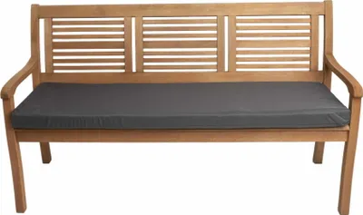 Produktbild von Sitzkissen outdoor 160x60x7cm Dunkelgrau, bankkissen outdoor, Sitzkissen hochlehner, Outdoor kissen, outdoor hollywoodschaukel auflagen Bankauflage