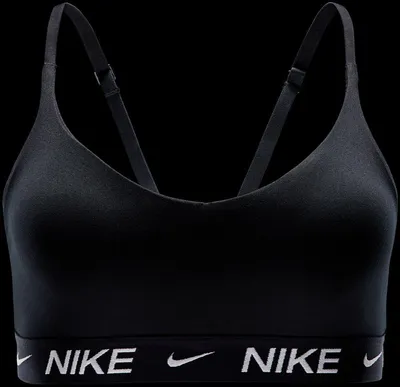 Produktbild von Nike W Nk Df Indy Lgt Spt Bra Black/Black/White Black/Black/White M