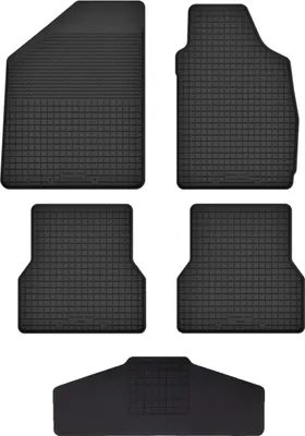 Produktbild von Gummi Fußmatten Set Für: Ford Fiesta Mk5 (1999-2002) Gummimatten Schwarz