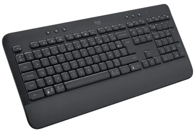 Produktbild von Logitech Signature K650 - Tastatur - kabellos - Bluetooth LE - AZERTY - Französisch - Graphite