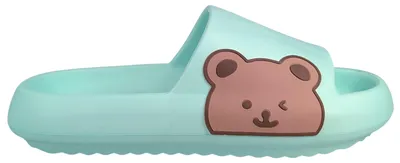 Produktbild von Damen Slippers Badeschuhe Mit Teddybärmuster Karin Grün Gr.38/39