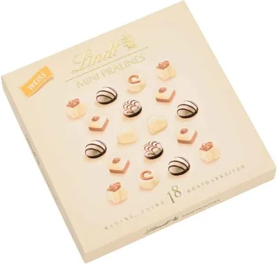Immagine prodotto di Praline di cioccolato Lindt in miniatura bianca con burro di cacao cremoso 90g