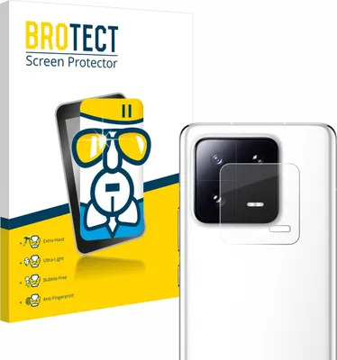 Produktbild von BROTECT Schutzglas für Xiaomi 13 Pro (NUR Kameraschutz) Schutzfolie Panzer Folie Glas Display Schutz klar
