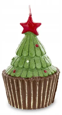 Produktbild von Artpol Grüner Weihnachtsbaum Kerzenfigur Dekoration Weihnachten