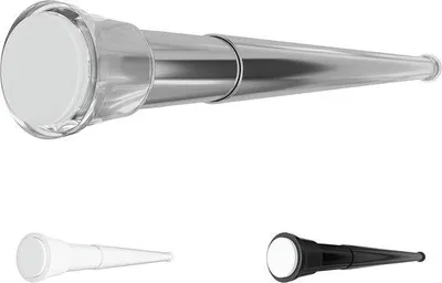 Produktbild von Famanu Duschvorhangstange verstellbar 105-180 cm - Aluminium