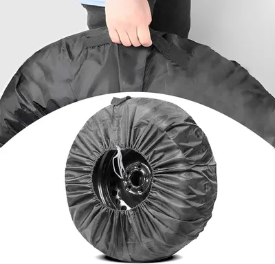 Obrázek produktu pro Ochranné kryty na pneumatiky, voděodolné a prachotěsné, vhodné pro vozidla s pneumatikami do 65 cm