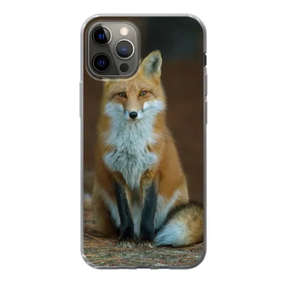 Produktbild von MuchoWow® Handyhülle Schutzhülle Hülle für iPhone 13 Pro Fuchs - Makro - Rot Silikon Softcase Handy Hülle - Handy-Tasche