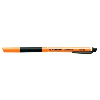Immagine prodotto di STABILO 1099/46 pointVisco Gelschreiber orange 0,5 mm, Schreibfarbe: schwarz, 10 St.