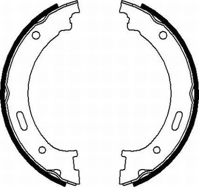 Produktbild von TEXTAR 91073300 Handbremsbeläge für JEEP GRAND CHEROKEE III (WH, WK) Handbremse 205mm