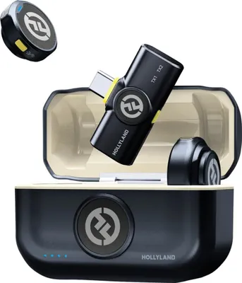 Produktbild von HOLLYLAND Lark M2 Lavalier-Mikrofon für Android USB-C – 48 kHz/24-Bit, ENC, 300 m