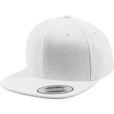 Immagine prodotto di Yupoong Melton Wool Snapback Cap weiß Uni