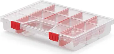 Produktbild von Kistenberg Sortierbox/Kistenkoffer - 12 Facher - Kunststoff - 39 x 29 cm