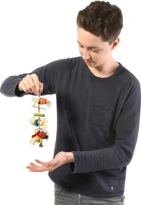 Produktbild von Vogelspielzeug Hanging Fun für Wellensittiche