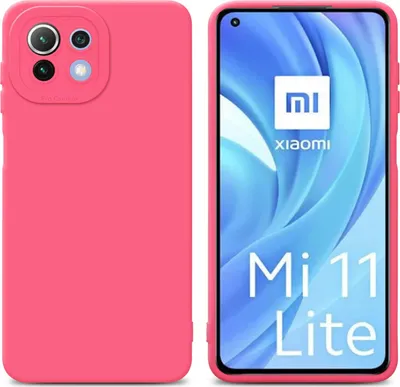 Produktbild von Cadorabo Hülle für Xiaomi Mi 11 LITE (4G / 5G) / 11 LITE NE Schutz Hülle in Rot TPU Silikon Etui Case Handyhülle