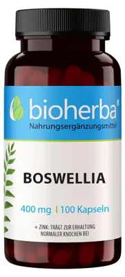 Obrázok produktu pre Boswellia 400 mg – 100 kapsúl – Bioherba