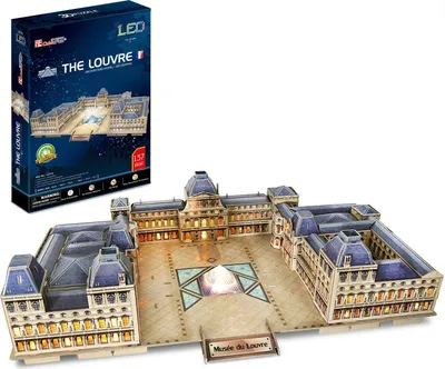 Obrázok produktu pre CubicFun The Louvre, 137 kusov, Budovy
