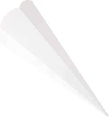 Produktbild von folia Schultüten-Zuschnitt 6-eckig 680 mm weiß 5 Stück