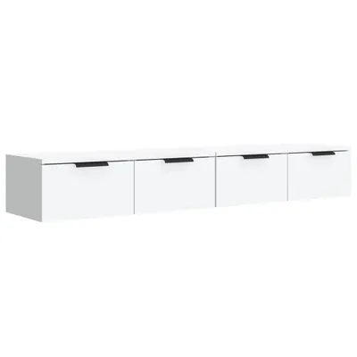 Produktbild von vidaXL Wandschränke 2 Stk. Weiß 68x30x20 cm Holzwerkstoff
