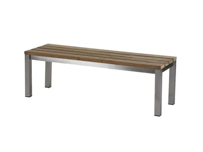 Produktbild von Diamond Garden Piero Bank Edelstahl/Recycled Teak