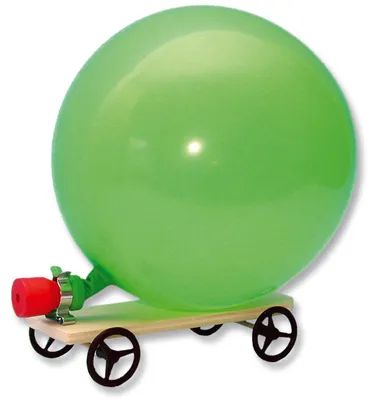 Produktbild von Luftballonfahrzeug Kinder Bastelset