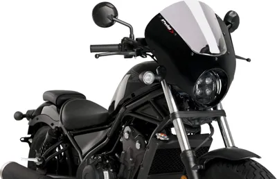 Image de Ecran transparent semi-fumé PUIG pour Honda rebel