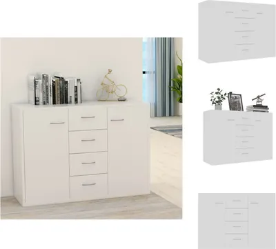 Produktbild von vidaXL Sideboard Weiß 88x30x65 cm Holzwerkstoff -  Sideboards