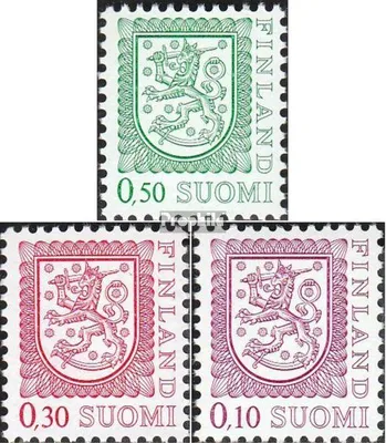 Produktbild von Briefmarken Finnland 1976 Mi 785II A y,807II,824II A y (kompl.Ausg.) postfrisch Freimarke