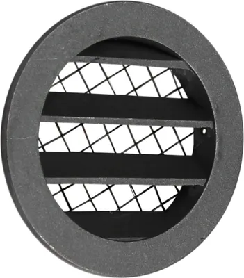 Produktbild von Lüftungsgitter LG - 80 AVL A Eloxiert Lamellengitter DN 80 Zuluf Abluftgitter