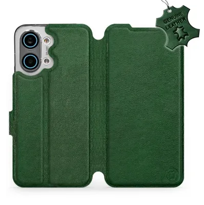 Produktbild von Echtleder Handyhülle für Xiaomi POCO X8 Pro Max, Mobiwear Leather, Grün