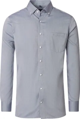 Produktbild von CASAMODA Herren Businesshemd Langarm Button-Down Comfort-Fit Blau 42