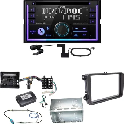 Produktbild von JVC KW-DB95BT Bluetooth Digitalradio Einbauset für Tiguan Amarok Caddy Jetta