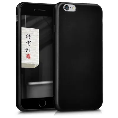Produktbild von kwmobile 40349.68, Hauthülle, Apple, iPhone 6/6S, 11,9 cm (4.7"), Schwarz