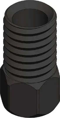 Produktbild von Var Shimano Kompressionsmutter 10 Einheiten Schwarz  Schwarz One Size