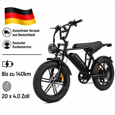 Produktbild von PIXAR E6 3.0 Fat E-Bike 20 Zoll, 48V 15Ah Akku, bis 140km Reichweite, Shimano 7-Gang, Vollfederung