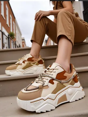 Produktbild von Damen Stoff-Sneakers Lillon, leichte Freizeitschuhe, Größe 39
