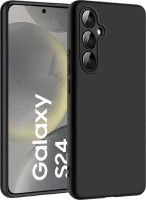 Produktbild von Silikonové pouzdro pro Samsung Galaxy S24 Protective Cover Matt Black Back Cover Pouzdro na mobilní telefon