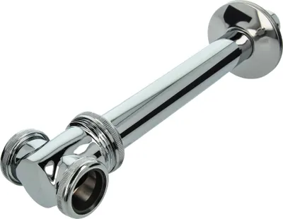 Produktbild von tecuro Ablauf T-Stück Ø 32 mm, für Doppelwaschbecken - Messing verchromt