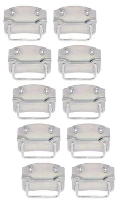 Zdjęcie produktu dla Alberts 851002 Uchwyt skrzynki, ocynkowany, pasywowany grubowarstwowo, 120 x 85 mm, zestaw 10 szt