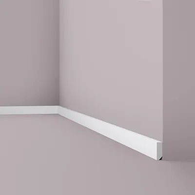 Immagine prodotto di Battiscopa a pavimento NMC FT1F WALLSTYL Noel Marquet Battiscopa decorativo Battiscopa decorativo per parete Battiscopa di rifinitura moderno bianco 2 m