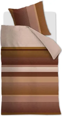 Produktbild von Beddinghouse Bettwäsche-Ganitur Rhys Farbe Terrakotta Größe 135x200+80x80