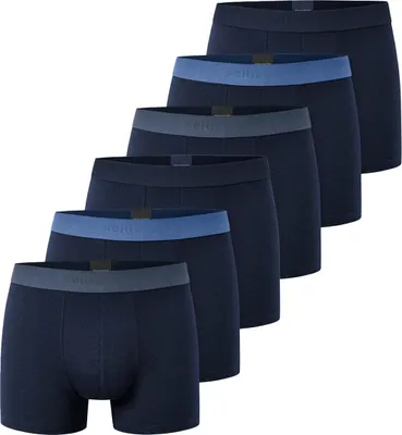 Produktbild von Schiesser 6er Pack 95/5 Baumwolle Retro Short / Pant Mit Logo-Webgummibund, Perfekter Sitz, hoher Komfort, Elastisches Material