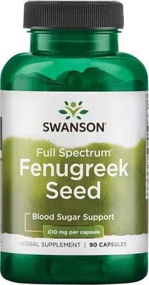 Produktbild von Bockshornkleesamen 610 mg 90 Kapseln Swanson Health Products