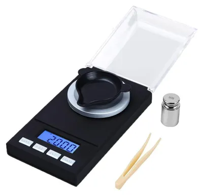 Digitale Miniwaage 50 g / 0,001 g – Präzise Taschenwaage mit LCD