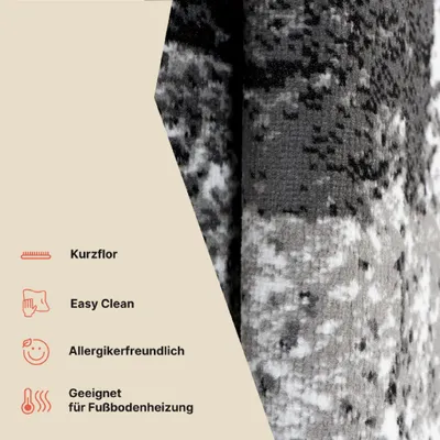 Obrázok produktu pre Tapiso Koberec MAYA Modern Black Grey Spálňa ÖKOTEX 250 x 300 cm