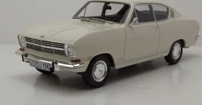 Produktbild von Opel Kadett B Coupe 1965 creme weiß Modellauto 1:18 Schuco
