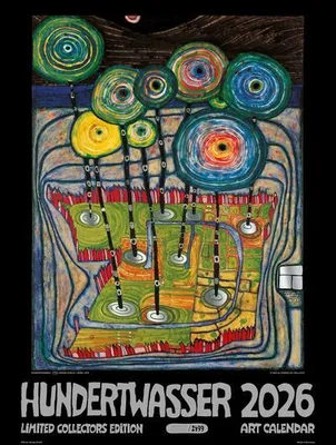 Image de Grand Hundertwasser Art Calendar 2026